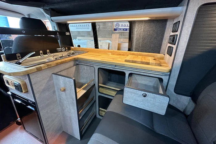 Furniture Unit with integrated fridge